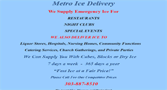 Desktop Screenshot of denvermetroicedelivery.com